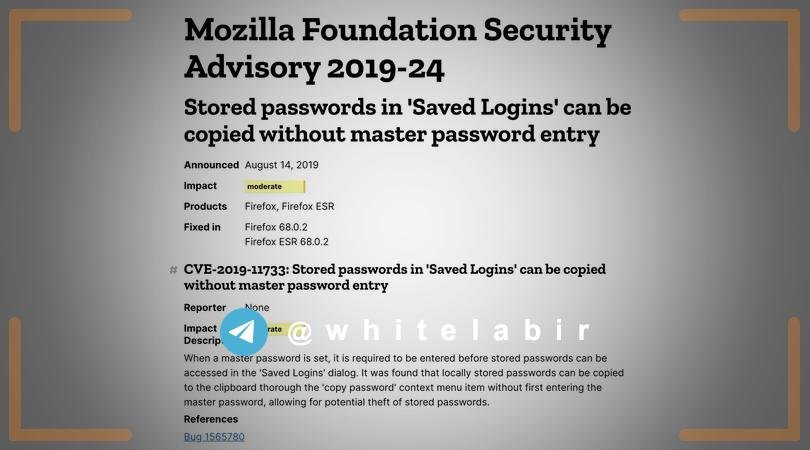 ⚠️ دسترسی به گذرواژه‌ها از Saved Logins فایرفاکس بدون نیاز به Master Password ...