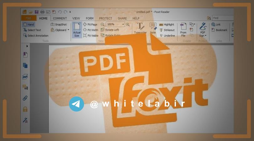 ⚠️ مشکل امنیتی موتور اجرا کننده JS در  Foxit PDF Reader منجر به RCE می‌شود ...